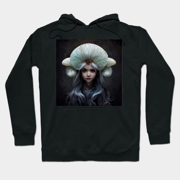 Marquise the Mushroom Faerie by Kim Turner Art Hoodie by KimTurner